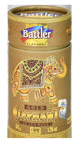 Battler Premium Canister of Gold Elephant - 25 x 2 g